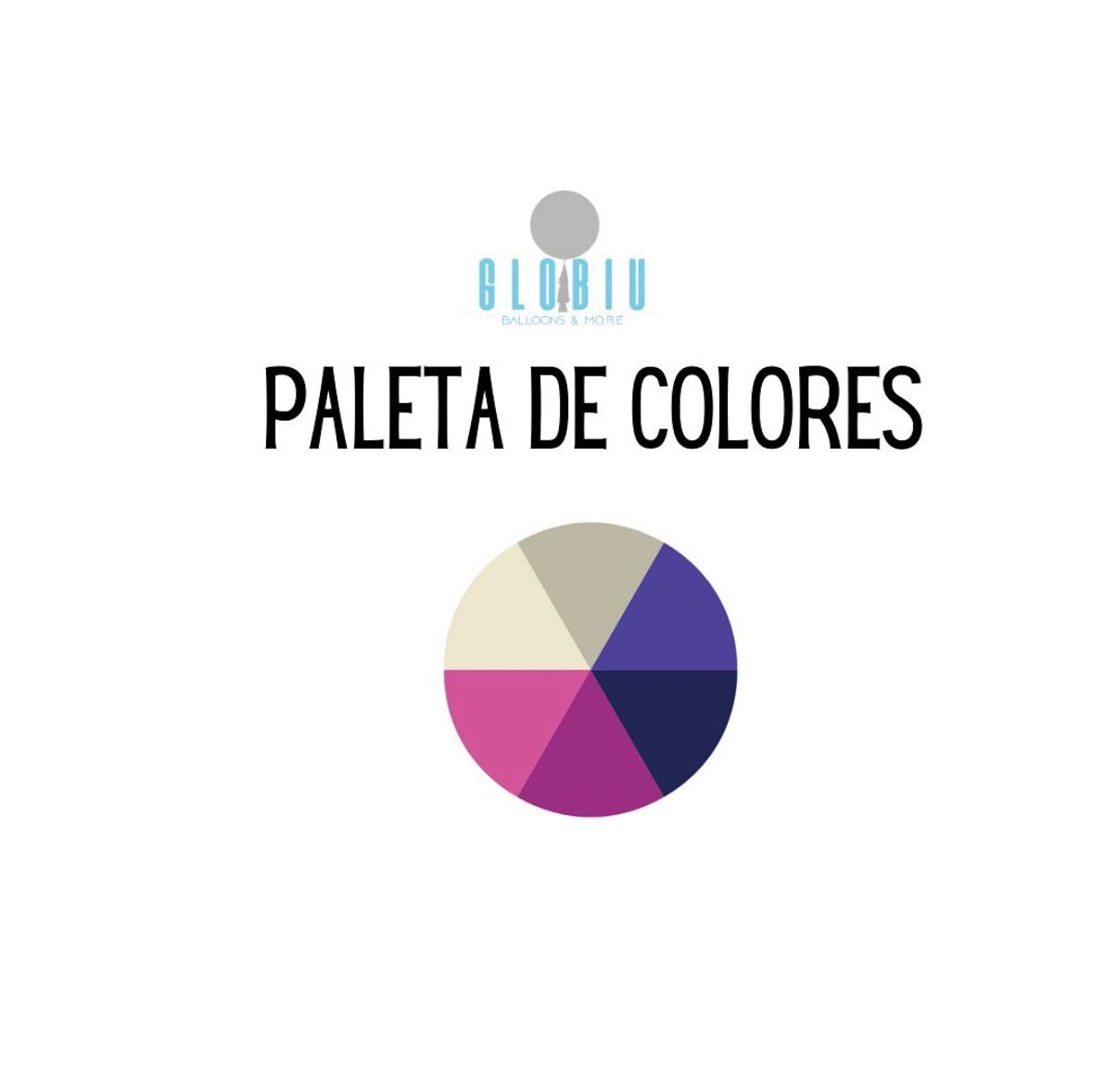Paleta de colores para el evento